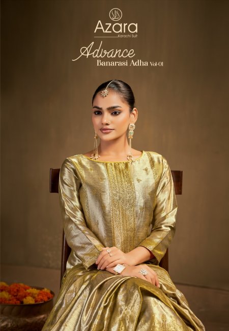 Advance Banarashi Adha Vol 1 By Radhika Azara Dress Material 